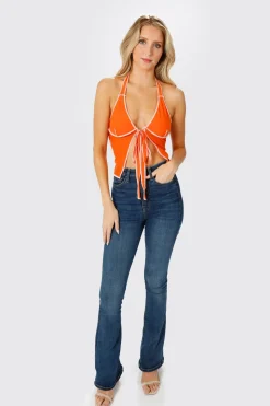 Tobi A Time Before Crop Top - Black