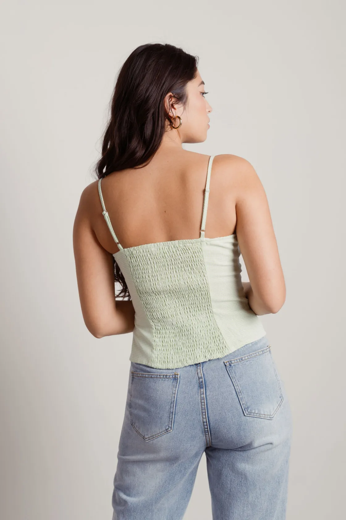Tobi Acacia Gingham Blouse -