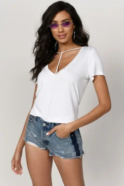 Tobi Adams Two-Tone Shorts -