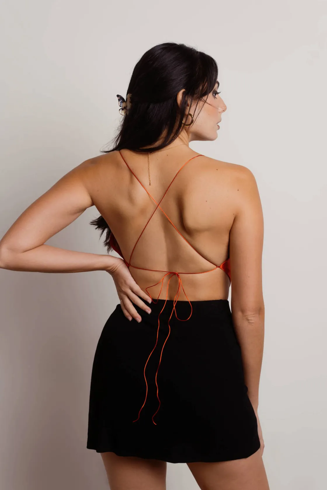 Tobi Addie Crop Top - Ginger