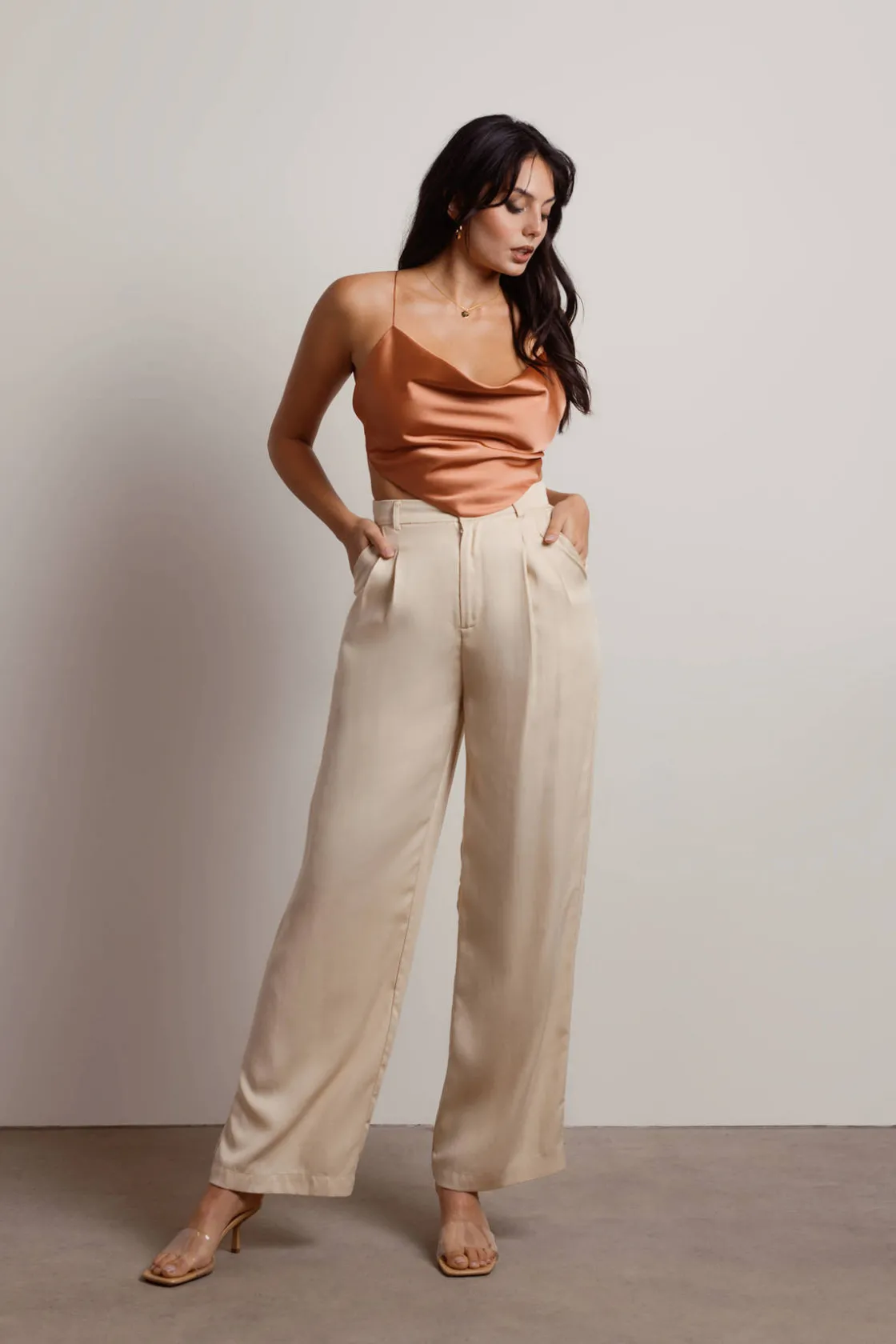 Tobi Addie Crop Top - Ginger