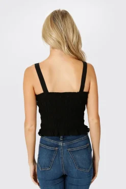 Tobi Adele Smocked Top -