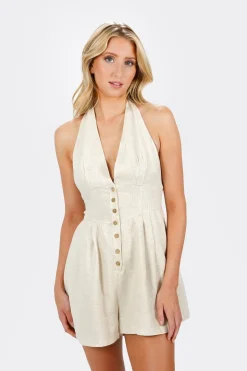 Tobi Adelina Halter Romper -