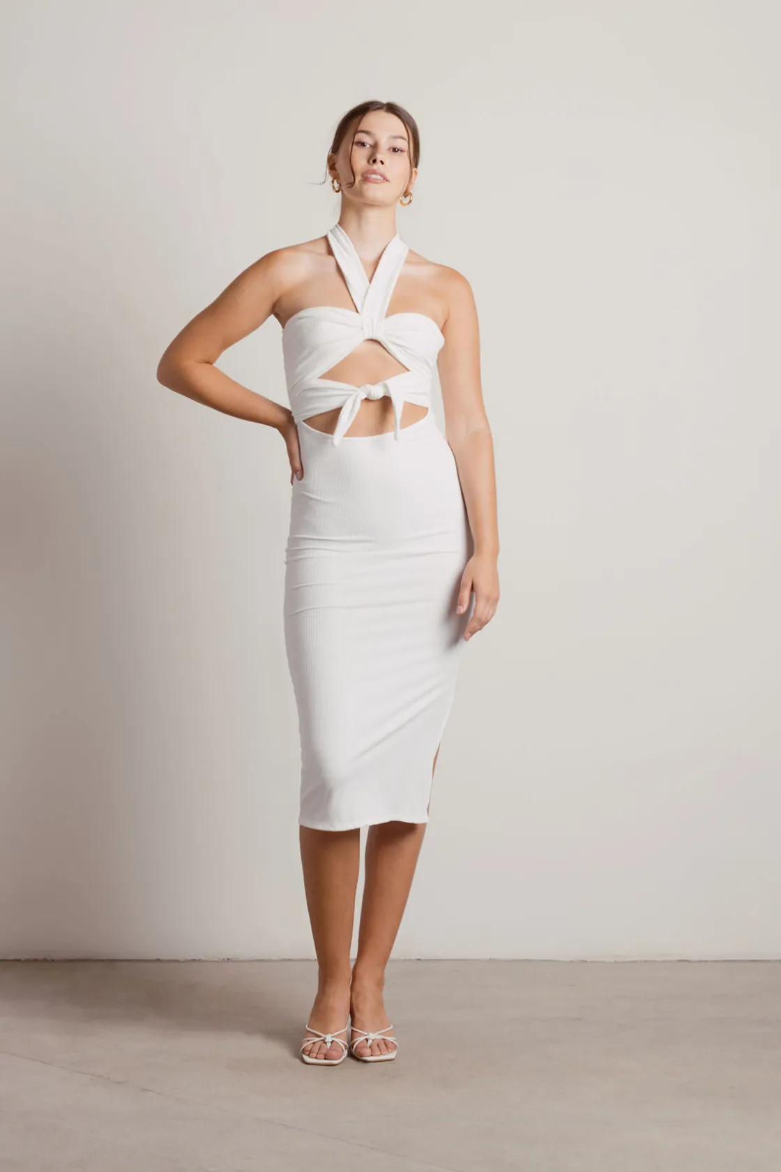 Tobi Aera Cutout Bodycon Midi Dress -