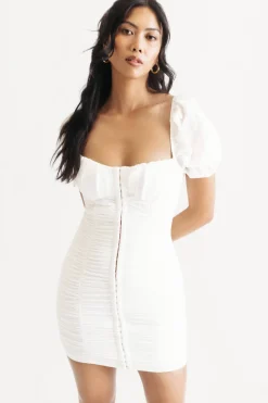 Tobi Alanah Ruched Corset Bodycon Mini Dress
