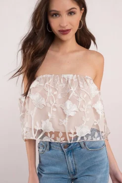 Tobi Alanna Crop Top - Rose