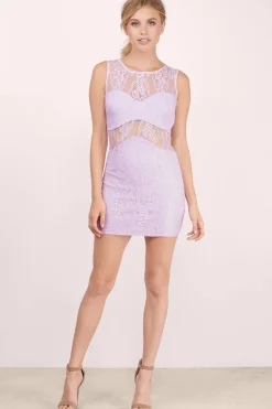 Tobi Alayna Lace Embroidered Mini Dress -