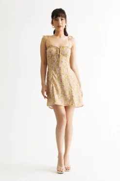 Tobi Aliana Floral Sundress Mini Dress -