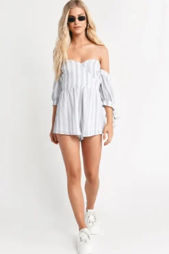 Tobi All Me Stripe Romper -