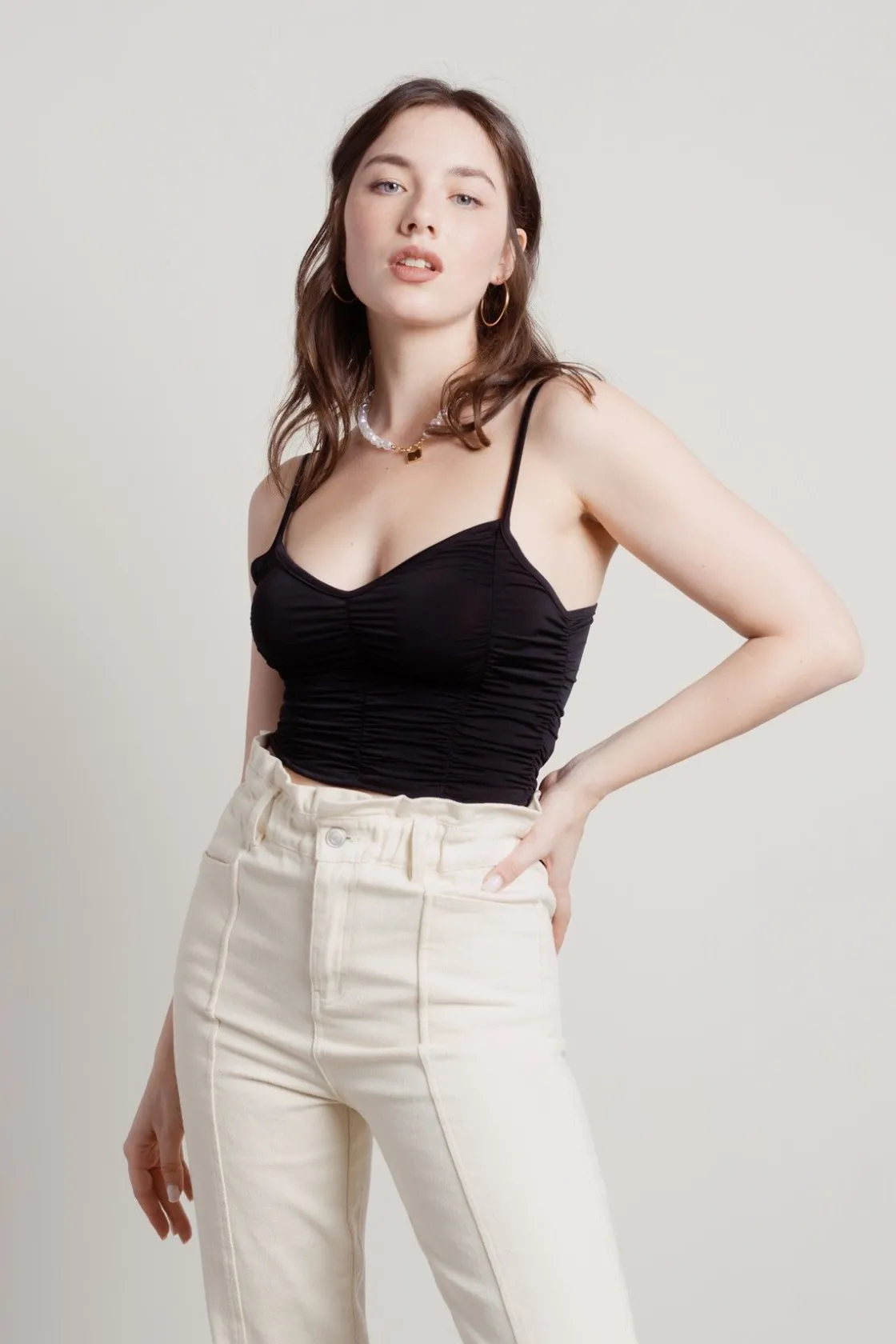 Tobi All The Money Crop Top - Mint