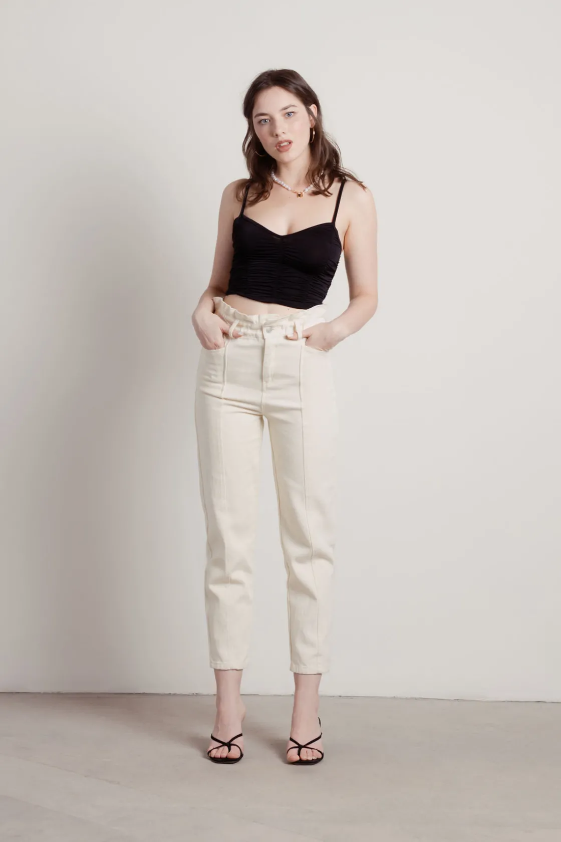 Tobi All The Money Crop Top - Mint