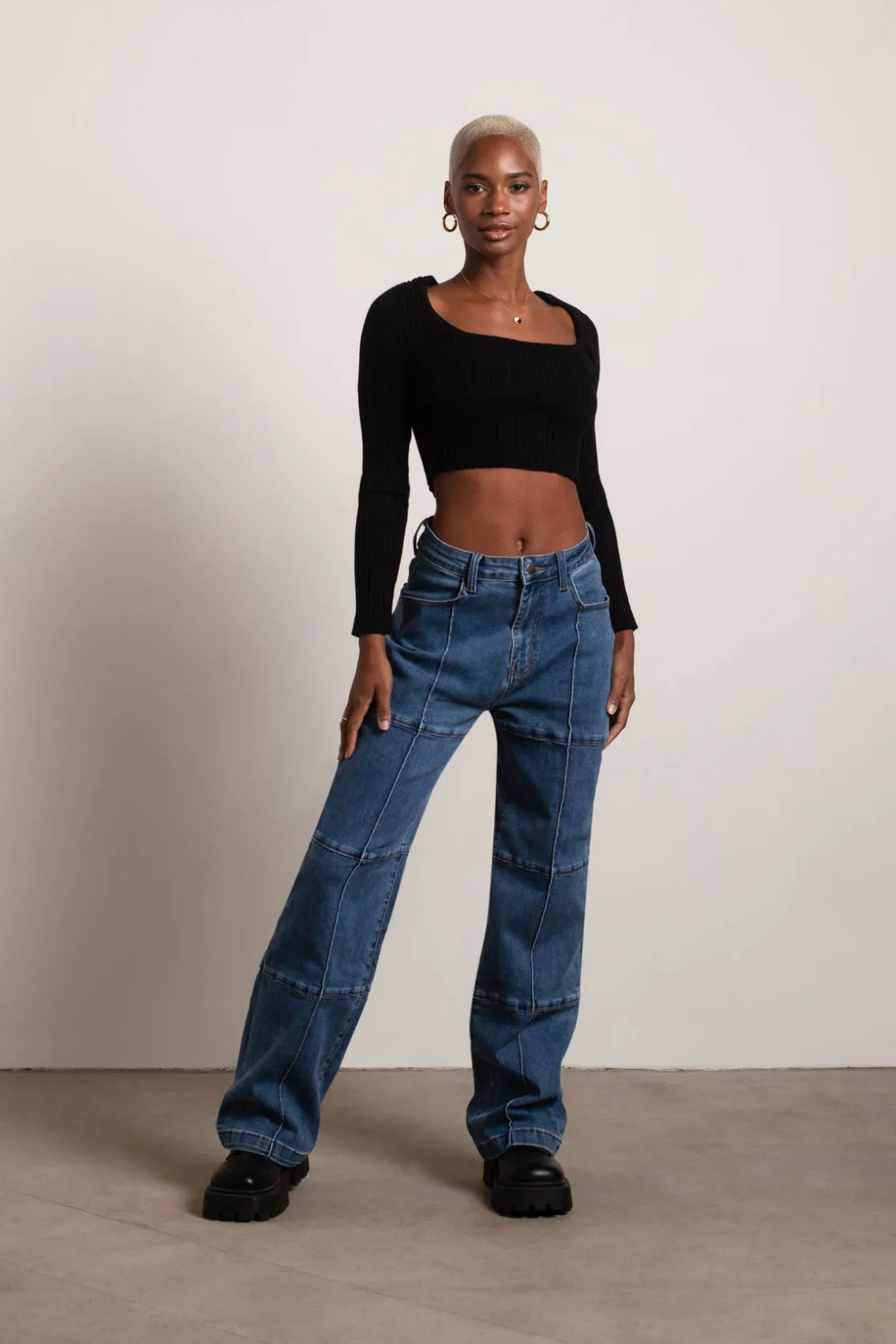 Tobi All The Time Crop Sweater -