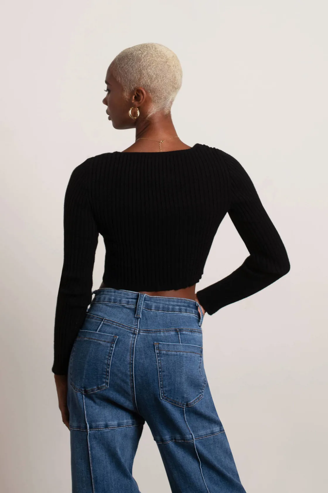 Tobi All The Time Crop Sweater -