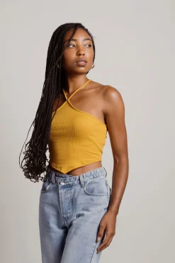 Tobi Always And Forever Crop Top - Yellow