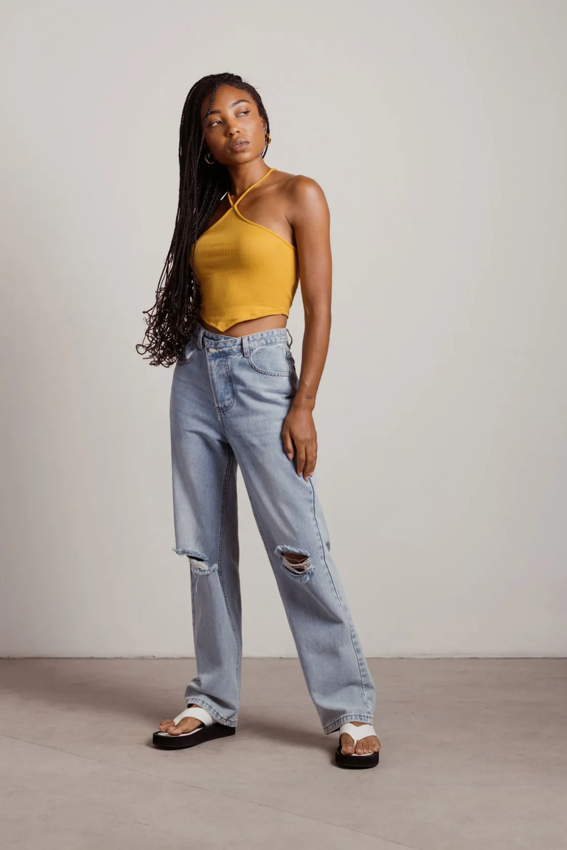 Tobi Always And Forever Crop Top - Yellow