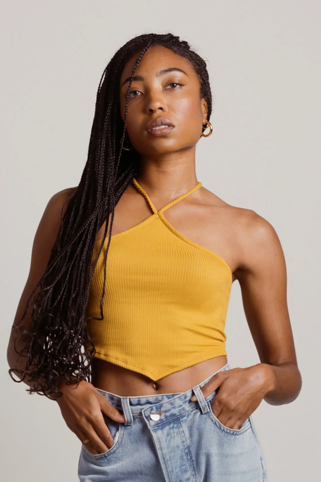 Tobi Always And Forever Crop Top - Yellow