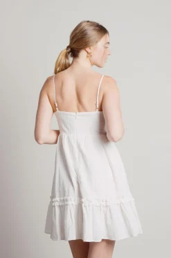Tobi Always On Time Ruched Skater Mini Dress -