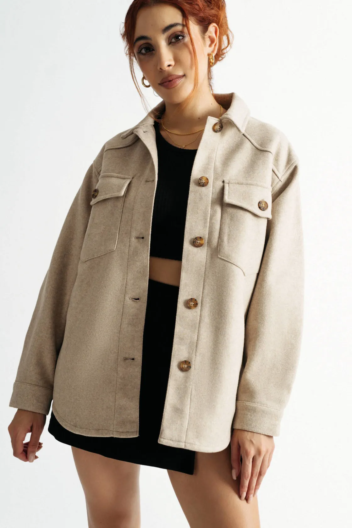 Tobi Amelie Oversized Shacket -