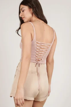 Tobi Amena Lace Up Bodysuit -