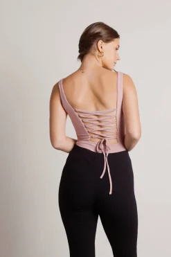 Tobi Amenia Lace Up Bodysuit -