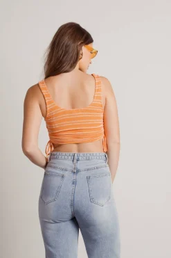 Tobi Amisa Crop Top - Orange