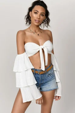 Tobi Amy Crop Top - Blush