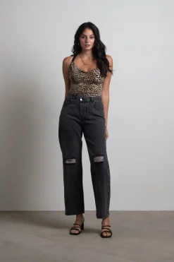 Tobi Animal Spirit Cross Back Bodysuit -