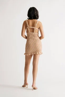 Tobi Anna Beth Floral Bodycon Mini Dress -