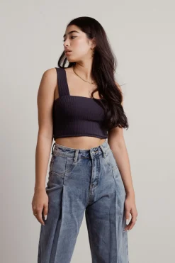 Tobi Another One Tank Top - Charcoal