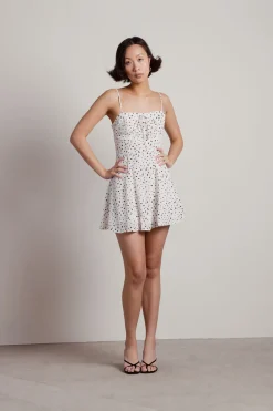 Tobi Any Day Now Printed Skater Mini Dress -