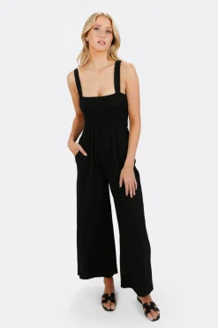 Tobi Aria Smocked Jumpsuit -