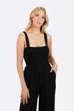 Tobi Aria Smocked Jumpsuit -