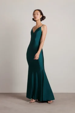Tobi Ariella Backless Mermaid Maxi Dress - Black