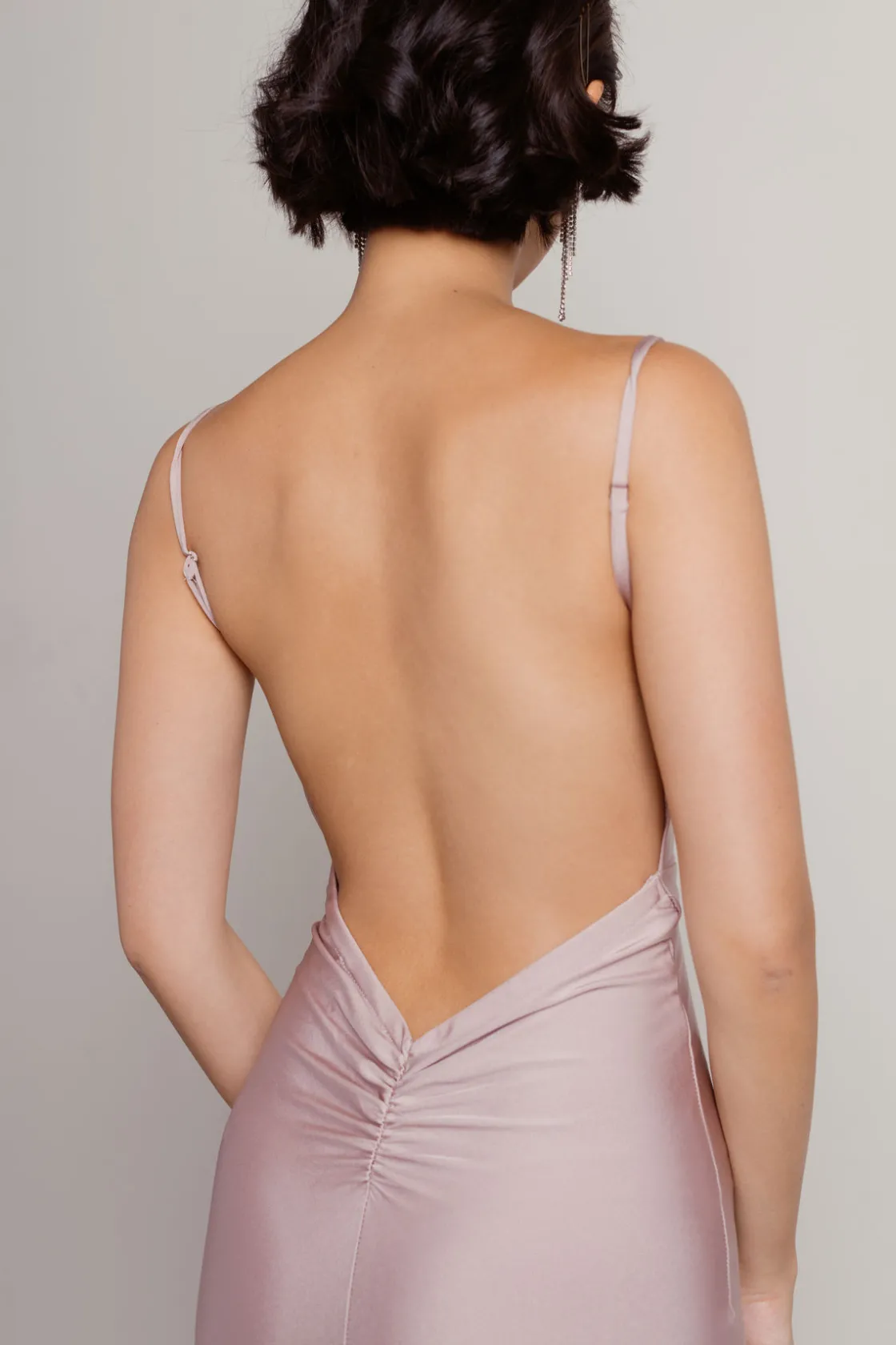 Tobi Ariella Backless Mermaid Maxi Dress - Black