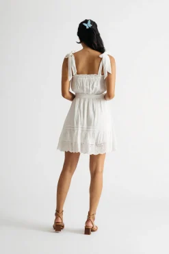 Tobi Asher Tie Strap Skater Mini Dress -