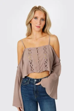 Tobi Athena Crop Top - White
