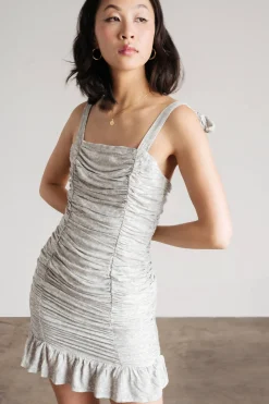 Tobi Aubriella Ruched Bodycon Mini Dress -