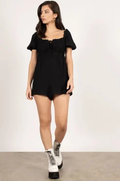 Tobi Baby Please Ruched Romper -