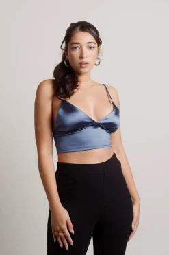 Tobi Babygirl Crop Top - Blue