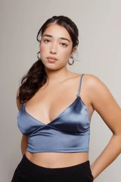 Tobi Babygirl Crop Top - Blue