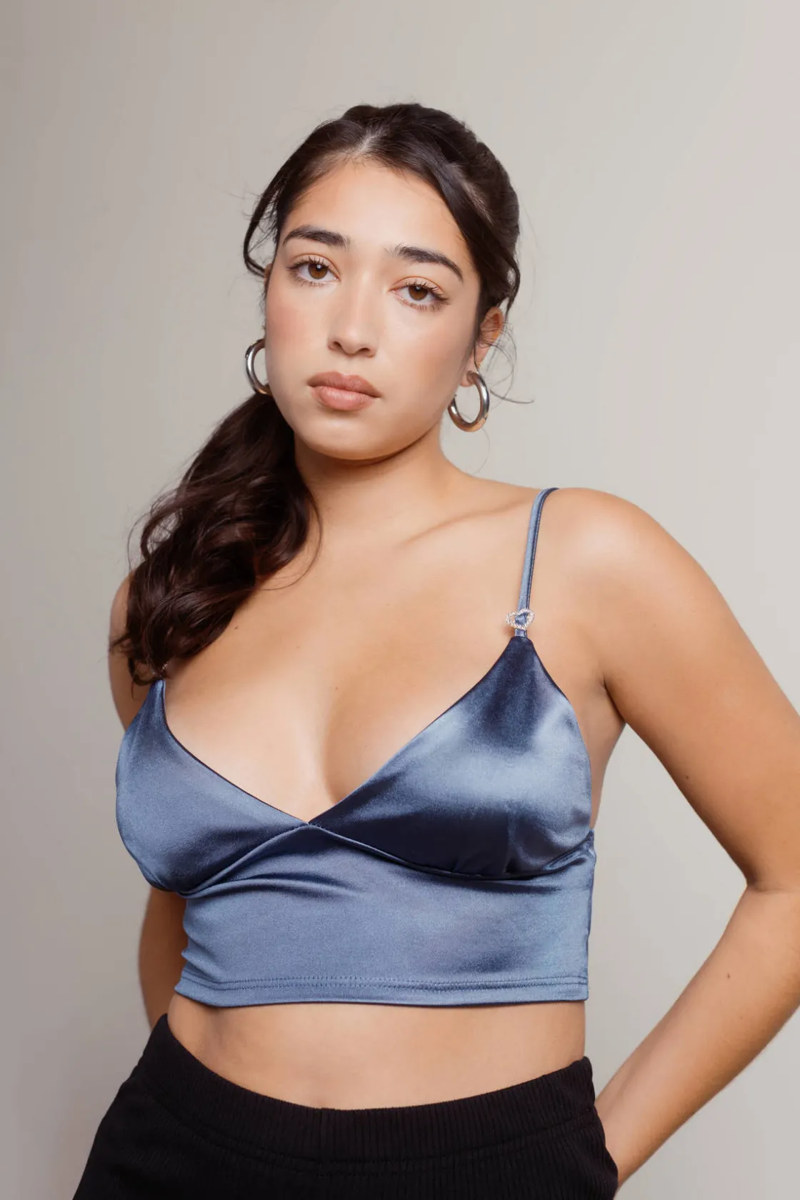 Tobi Babygirl Crop Top - Blue