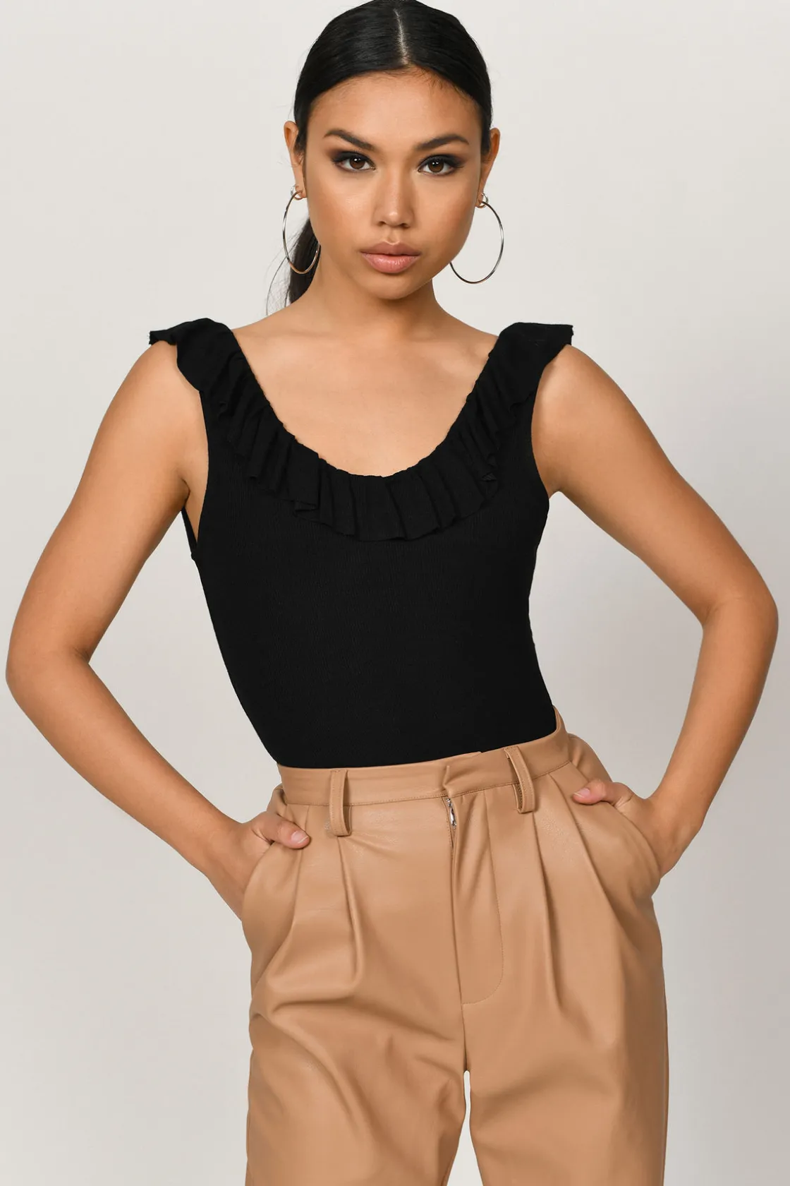 Tobi Bad Liar Tank Top - Black