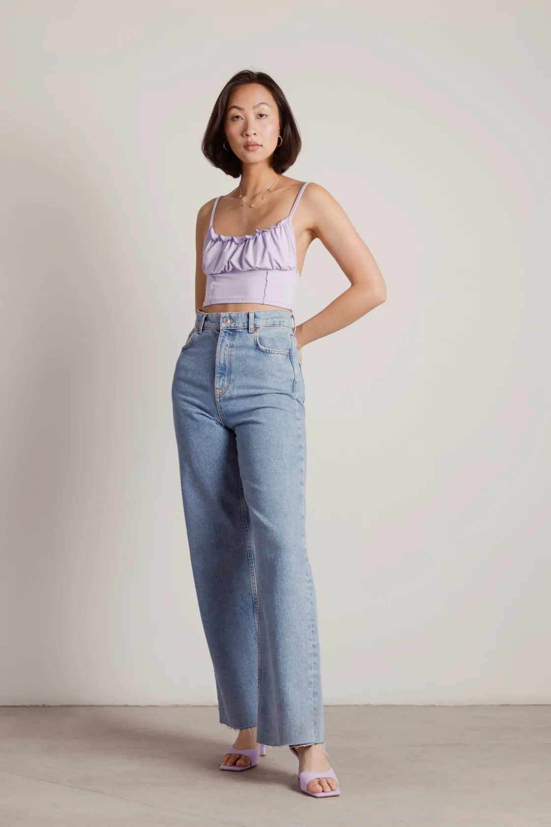 Tobi Basique Crop Top - Ivory