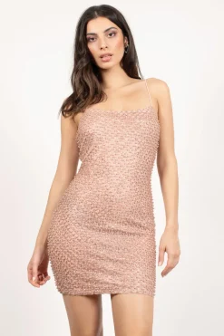 Tobi Be Extra Embellished Bodycon Mini Dress -