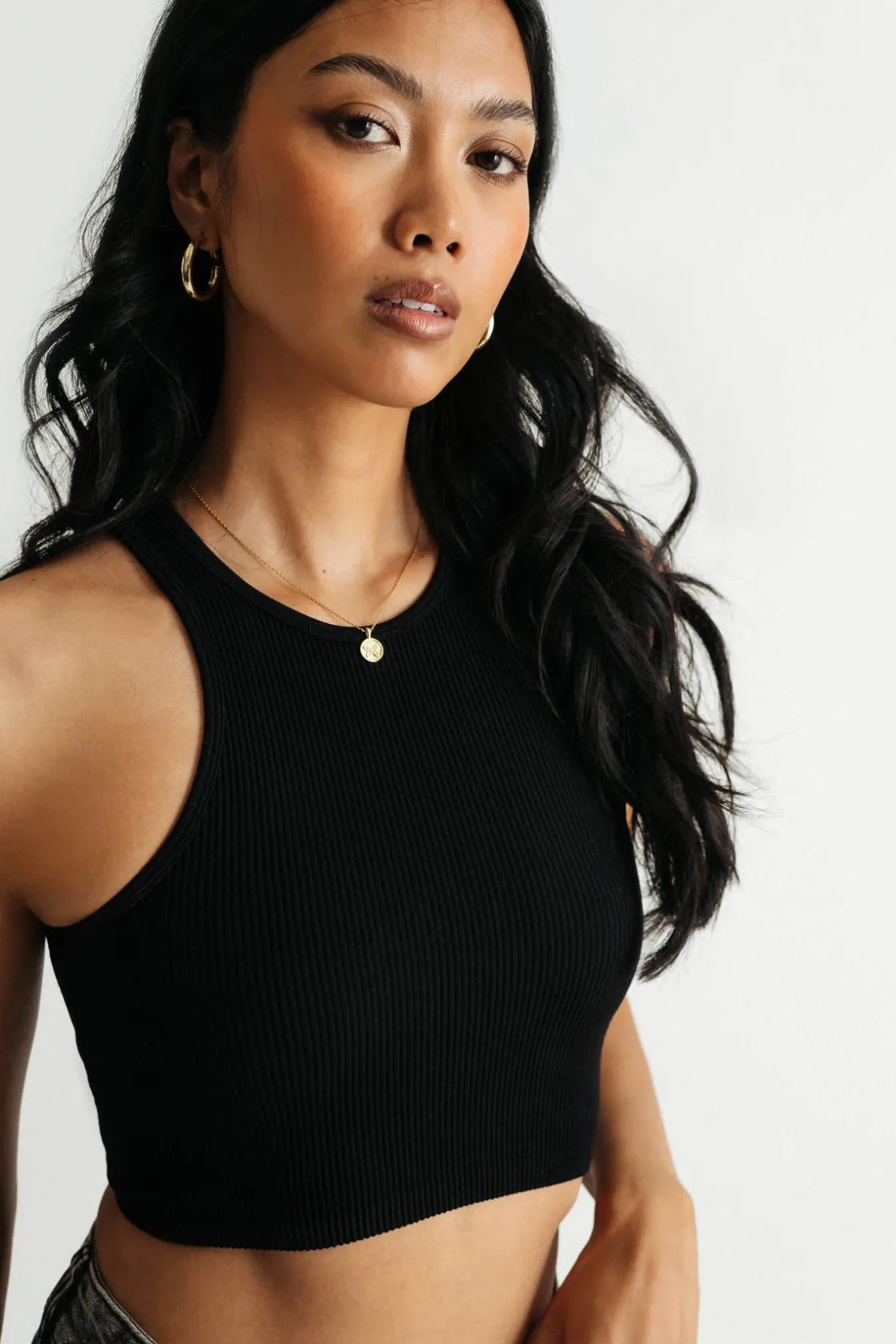 Tobi Be Myself Tank Top - Black