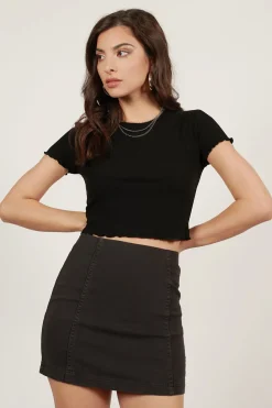 Tobi Begin This Process Crop Top -