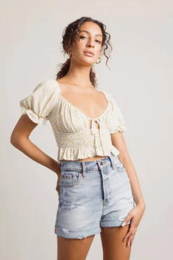 Tobi Beginning Of It All Crop Top -