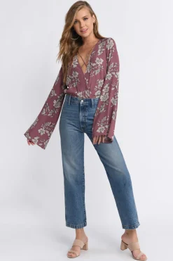 Tobi Bella Surplice Blouse -