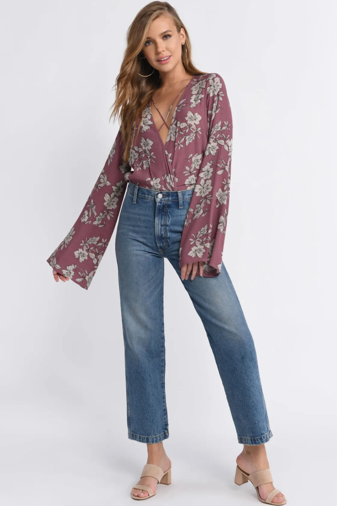 Tobi Bella Surplice Blouse -