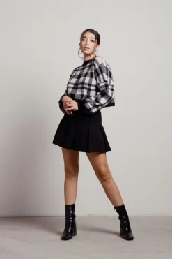 Tobi Bernadette Plaid Sweater -